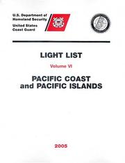 Cover of: 2007 Light List, Vol. 6: Pacific Coast and Pacific Islands