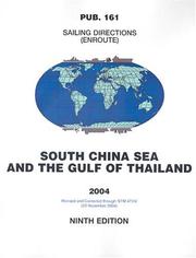 Cover of: Pub161, 2004 Sailing Directions (Enroute) - South China Sea (9th Edition) by National Geospatial-intelligence Agency