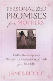 Cover of: Personalized Promises for Mothers: Distinctive Scriptures Written As a Declaration of Faith for Your Life (Personal Promises)