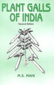 Cover of: Plant Galls of India by M. S. Mani