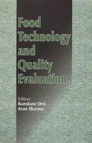 Cover of: Food Technology and Quality Evaluation