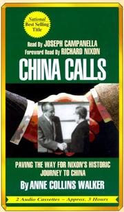Cover of: China Calls | A. C. Walker