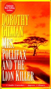 Cover of: Mrs. Pollifax and the Lion Killer by Dorothy Gilman