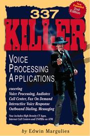 Cover of: 337 Killer Voice Processing Applications