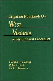 Cover of: Litigation Handbook on West Virginia Rules Of Civil Procedure