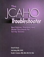 Cover of: The Jcaho Troubleshooter | Steven W. Bryant