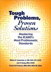 Cover of Tough Problems, Proven Solutions by w.b. costenbader,william b. costenbader,john r. rosing,brenda gail summers