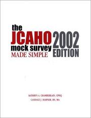 Cover of: The JCAHO Mock Survey Made Simple