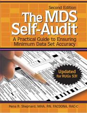 The MDS self-audit by Rena R. Shephard