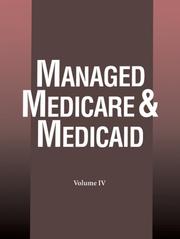 Cover of: Managed Medicare and Medicaid