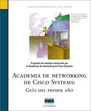 Cover of: Academia de Networking de Cisco Systems: Guia del Primer Ano (Book Only)