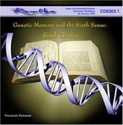 Cover of: Ramtha on Genetic Memory and the Sixth Sense: Soul Choice - CD-9303.1