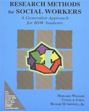 Cover of: Research Methods For Social Workers: A Generalist Approach For Bsw Students