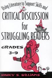 Cover of: Using Literature to Support Skills and Critical Discussion for Struggling Readers: Grades 3-9