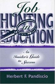 Cover of: Job Hunting in Education: An Insider's Guide to Success