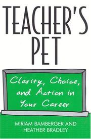 Cover of: Teacher's Pet by Bamberger Miriam, Bamberger Miriam