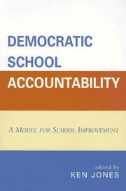 Cover of: Democratic School Accountability by Ken Jones