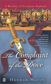 Cover of: The Complaint of the Dove