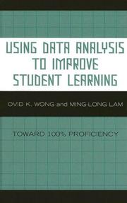 Cover of: Using Data Analysis to Improve Student Learning: Toward 100% Proficiency