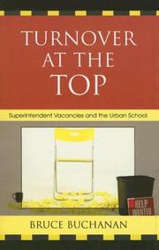 Cover of: Turnover at the Top: Superintendent Vacancies and the Urban School