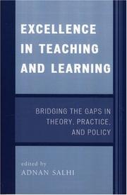 Cover of: Excellence in Teaching and Learning by Adnan Salhi