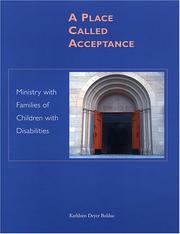 Cover of: A Place Called Acceptance: Ministry With Families of Children With Disabilities