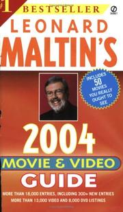 Cover of: Leonard Maltin's Movie and Video Guide 2004 by Leonard Maltin