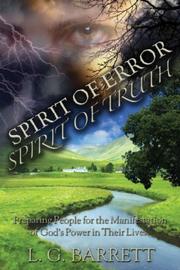 Cover of: Spirit of Error Spirit of Truth | L. G. Barrett