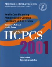 Cover of: HCPCS 2001: Medicare's National Level II Codes