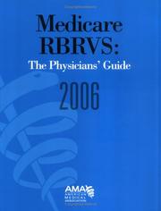 Cover of: Medicare Rbrvs 2006: The Physicians' Guide (Medicare Rbrvs)