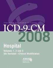 Cover of: AMA Hospital ICD-9-CM 2008, Volumes 1, 2 & 3 - Full Size Edition | American Medical Association.