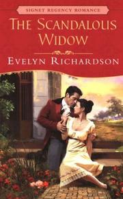 Cover of: The Scandalous Widow by Evelyn Richardson