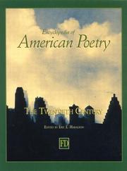 Cover of: Encyclopedia of American Poetry by Eric Haralson