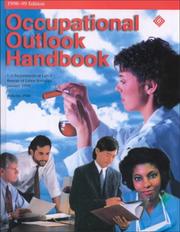 Cover of: Occupational Outlook Handbook 1998-99 (Occupational Outlook Handbook (G P O)) | 