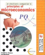 Cover of: An Electronic Companion to Principles of Microeconomics