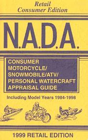 Cover of N.A.D.A. Consumer Motorcycle/Snowmobile/ATV/Personal Watercraft Appraisal Guide (Annual) by 