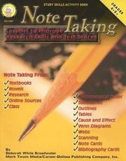 Cover of: Note Taking: Grade Level 4-6