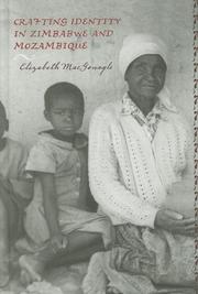 Cover of: Crafting Identity in Zimbabwe and Mozambique (Rochester Studies in African History and the Diaspora) (Rochester Studies in African History and the Diaspora) | Elizabeth MacGonagle