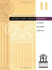 Cover of: Vocabulary from Latin and Greek Roots: Book 2