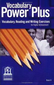 Cover of: Vocabulary Power Plus Book H