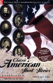 Cover of: Classic American Short Stories