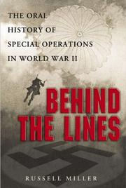 Cover of: Behind the Lines by Russell Miller