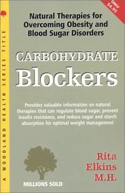 Cover of: Carbohydrate Blockers (Woodland Health)