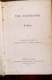 Cover of: The Professor by Charlotte Brontë