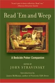 Cover of: Read 'em and weep: a bedside poker companion