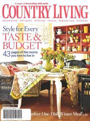 Cover of: Country Living, January 2006 Issue