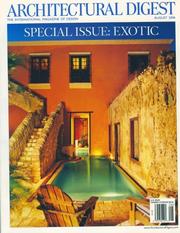 Architectural Digest, August 2006 Issue by Editors of Architectural Digest
