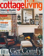 Cottage Living, November 2006 Issue by Editors of Cottage Living Magazine