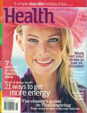 Cover of: Health, November 2006 Issue