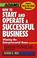 Cover of: How to Start & Operate a Successful Business